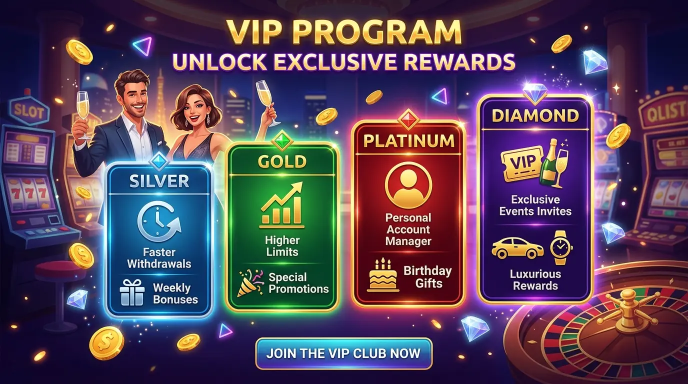 Clover casino VIP PROGRAM